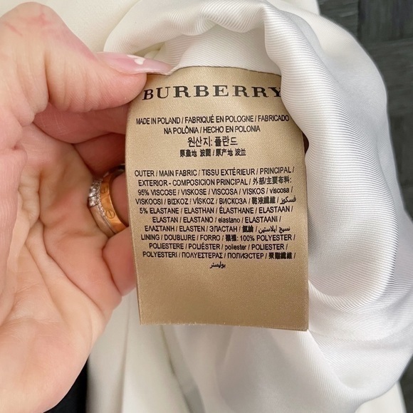 BURBERRY Collectors Runway White Stripe Midi Dress - Picture 14 of 16